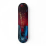 Blue Guitar Skateboard Deck