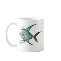 Blue Guppy Fish Mug