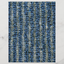 Blue Hand Towel Texture Flyer