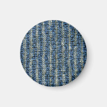Blue Hand Towel Texture Fridge Magnet