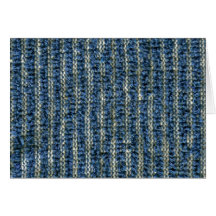 Blue Hand Towel Texture Greeting Card