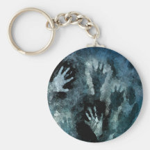 Blue Hands Keychains