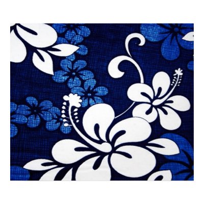 Blue Hawaii Flowers Print by InvitationGraphics