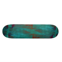 Blue haze custom skate board