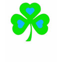 Blue Heart Clover Tank t-shirts