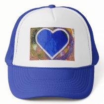 Blue Heart Hat
