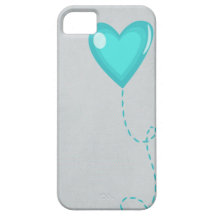 Blue Heart iPhone 5 Covers