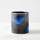 Blue Heart Love mugs