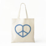 Blue Heart of Love, Peace Sign Bag