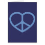 Blue Heart of Love, Peace Sign