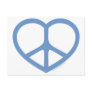 Blue Heart of Love, Peace Sign