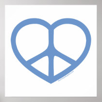 Blue Heart of Love, Peace Sign