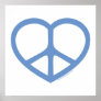 Blue Heart of Love, Peace Sign