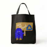 Blue help the planet recycle tote bags