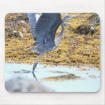 Blue Heron Mouse Pad