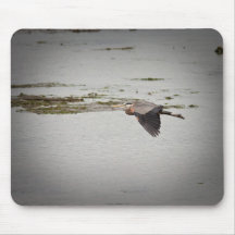 Blue Heron Mouse Pads
