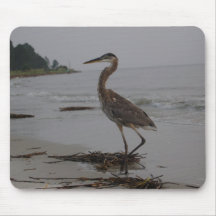 Blue Heron Mousepad