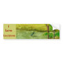 Blue Heron on Louisiana Pond Bumper Stickers