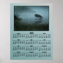 Blue Heron Poster 2012 Calendar