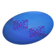 Blue Horizons Design Plate