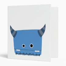 Blue Horned Monster Binder