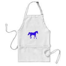 Blue Horse Apron