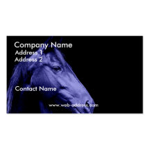 Blue Horse Business Card