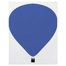 blue hot-air balloon icon personalized flyer