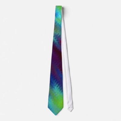 Blue Hues Canvas Painting Tie by OriginalPerspective