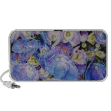 Blue Hydrangea Botanical Art speakers