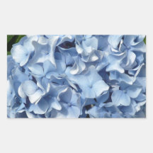 Blue Hydrangea Flower Sticker