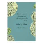 Blue Hydrangea Invitation