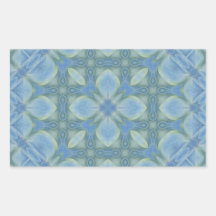 Blue Hydrangea Kaleidoscope Sticker