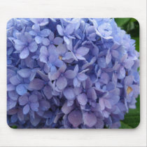 Blue Hydrangea Mouse Pad