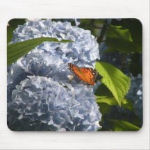 Blue Hydrangea Mousepad