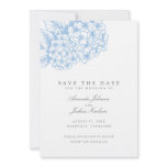 Blue Hydrangea Save the Date invitations