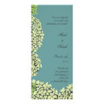 Blue Hydrangea Wedding Program Personalized Invitations