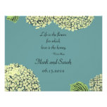 Blue Hydrangeas RSVP Custom Announcements