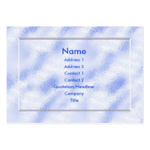 Blue Ice - Chubby Business Card