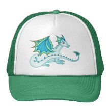 Blue Ice Dragon Hat