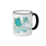 Blue Ice Dragon Mug