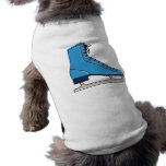 Blue Ice Skate pet clothing