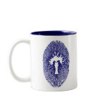 Blue "INCENSE/INNER FLAME" Mug
