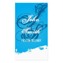 Blue Inked Business Card