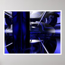 Blue inside the Ship Poster