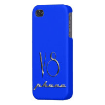 Blue iPhone V8 Case iPhone 4/4S Cases