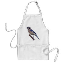 Blue Jay Bird Apron