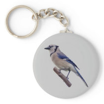 Blue Jay Bird Key Chains