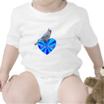 Blue Jay Blue Heart Tshirt