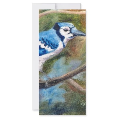 Blue Jay Bookmark by bmthour